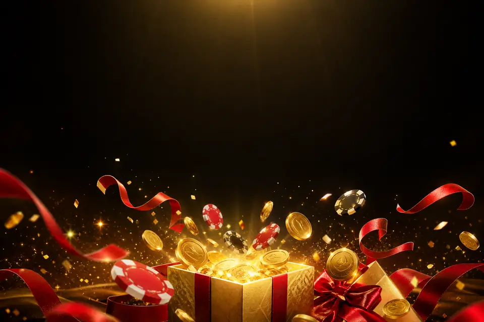 Ilustrasi kotak hadiah promosi mingguan Slot39